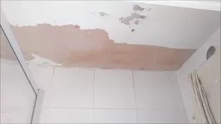 How to fix paint peeling off the bathroom ceiling