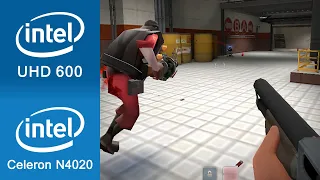 Team Fortress 2 Gameplay Intel UHD 600 + Intel Celeron N4020