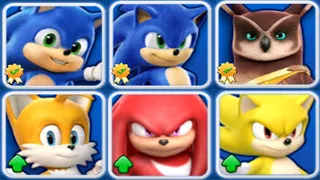 Sonic Dash Racing Game - All 6 Movie Characters vs Bosses Eggman and Zazz All 58 Characters Unlocked