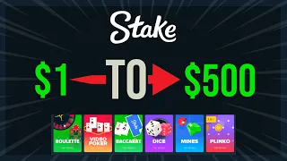 The $1 TO $500 Stake Challenge (SUCCESS)