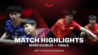 Lin Yun-Ju/Cheng I-Ching vs Wang Chuqin/Sun Yingsha | XD | Singapore Smash 2022 (F)