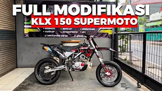 JADI PENGEN PUNYA KAWASAKI KLX 150 KLO TAU HASIL DI MODIFIKASI JADI NYA SEPERTI INI