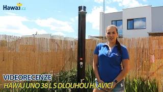 Solární sprcha Hawaj Uno 38 l s dlouhou hlavicí - Videorecenze Hawaj.cz