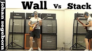 The difference between a Marshall STACK and a Marshall WALL