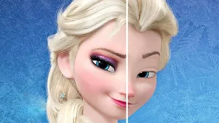 10 Bilder von Disney Prinzessinnen ohne ihr Makeup!