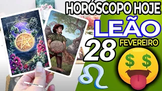 🤑 VOCÊ VAI GANHAR UM PRÊMIO 🤑 Horoscopo do dia de hoje LEÃO 28 FEVEREIRO 2023♌️tarô Leão 28