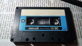 Небольшой ремонт кассеты Maxell ln90