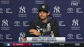 Aaron Boone breaks down 'complete' effort in 8-0 win