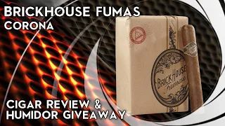 Brick House Fumas Corona Cigar Unboxing, Review & Humidor Giveaway #unboxing #giveaway #review