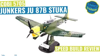 COBI 5705 - Junkers JU 87B Stuka -Speed Build Review **NEW 12/2019**