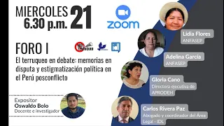 I Foro el terruqueo en debate