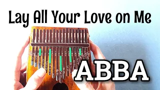 Abba - Lay All Your Love On Me (Easy Tabs/Tutorial/Play-Along) - Kalimba Cover
