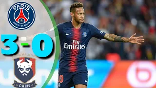 PSG vs Caen 3-0 Highlights 12/08/2018 | psg vs caen 3-0 all goal | psg vs caen | #Neymar #PSG