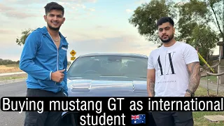 Buying Mustang, GT 🏎️ as  a student in Australia 🇦🇺  ! How ?