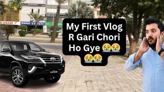 My First Vlog R Gari Chori Ho gye || Footage by Adnan khan Niazi