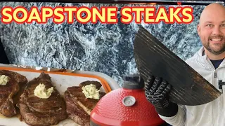 Kamado Joe Soapstone Steak Sear  - Reverse Searing Ribeye Steaks