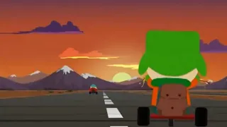 South Park Big Wheels Chase (Boat Race)