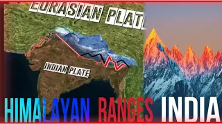 HIMALAYAN RANGES (2400 KM) #himalayanrange #himalayas #grography #upsc #eurasianmapping#mounteverest