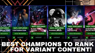 Variant MVPs! Most Valuable Champions For Clearing Variants!