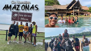 RECORRIENDO EL AMAZONAS, PARTE 2 | ISLA DE LOS MICOS - HOTEL AMAZON ON VACATION | VLOG #6