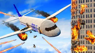 Realistic Plane Shootdowns & Crashes 20 😱 Teardown