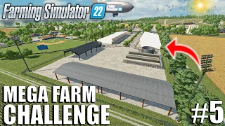 BUILDING A NEW $1 MILLION 2000 COWS FARM! (CAN I MAKE IT WORK?) | MEGA FARM Challenge in FS22