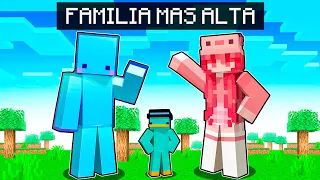 Adoptado Por La Familia MÁS ALTA de Minecraft!