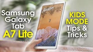 Samsung Galaxy Tab A7 Lite - Kids Mode Tips and Tricks | How to Setup Kids Mode | H2TechVideos