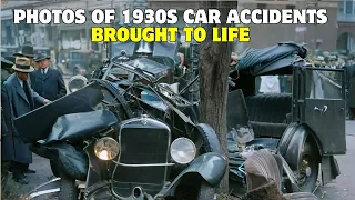 Ridiculous and Tragic: The 1930s Car Accidents You Won't Believe. Unique vintage photographs