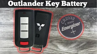 Mitsubishi Outlander Smart Key Battery Replacement 2008 - 2021 How To Remove Replace Change Tutorial