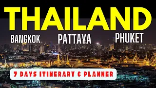 THAILAND Travel Itinerary