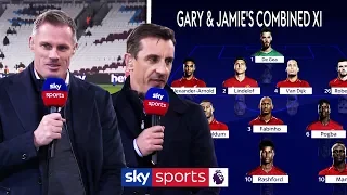 Neville & Carragher's Combined Man Utd and Liverpool XI