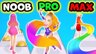 Can I Go NOOB vs MAX LEVEL in Crazy HAIR CHALLENGE APP?! (HACKER LEVEL UNLOCKED!)