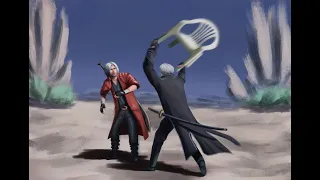 Dante Vs Vergil but they're on cocaine (1.5x turbo)