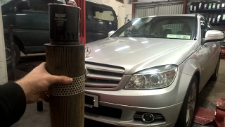 How To Replace Oil Filter, Fuel Filter & Air Filter - Mercedes C220 CDI