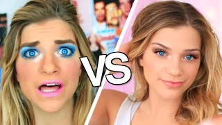 High School You VS Child You Makeup Routine!