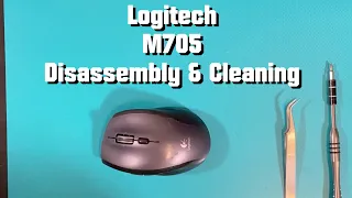 Logitech M705 disassembly & cleaning