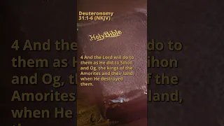 Deuteronomy 31:1-6 (NKJV)