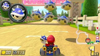 What if the only Item in Mario Kart 8 Deluxe is the blue Shell?