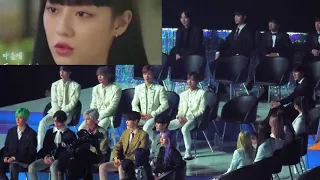 ab6ix, cix, itzy reaction to ateen 2 bomin and naeun kiss scene