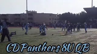 CD Panthers 8U QB De'Vion Frazier 2nd RD playoff  highlights