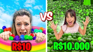 PISCINA DE BOLINHAS DE R$100, R$1000 E R$10000! - COMPILAÇÃO