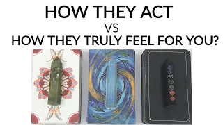 PICK A CARD• THEIR FEELINGS• HOW THEY ACT VS HOW THEY TRULY FEEL FOR YOU 🤔 TIMELESS