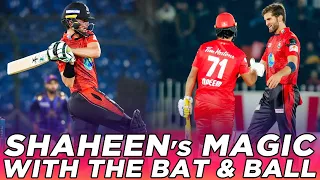 PSL 9 | 📽️ Rewinding Shaheen Shah Afridi's Magic With the Bat & Ball in HBL PSL | HBL PSL 9 | M2A1A