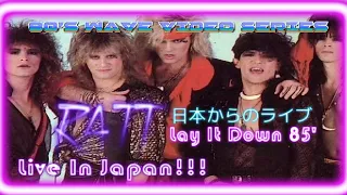 Ratt Lay It Down Live in Japan 80's Wave Video Series