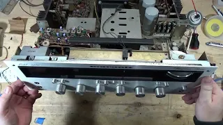 Marantz 2230 Stereo Receiver Repair Part 2 - Replacing the Power Switch