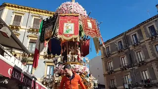 Festeggiamenti Piazza Carlo Alberto Cereo Pescivendoli 01/02/2019 (HD)