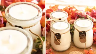 How to make Coconut Wax Candles at home