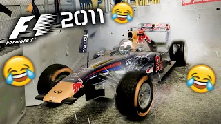 Playing F1 2011 but it's 10 YEARS LATER