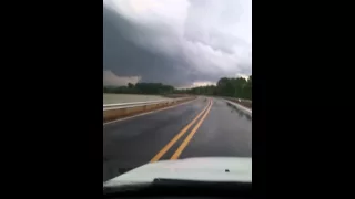 Funnel Cloud north of I-40 (Russellville, AR) (pt 2/2)